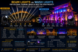 beam lights vs wash lights
