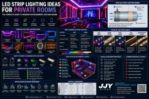 LED Strip Lighting Ideas for Private Rooms