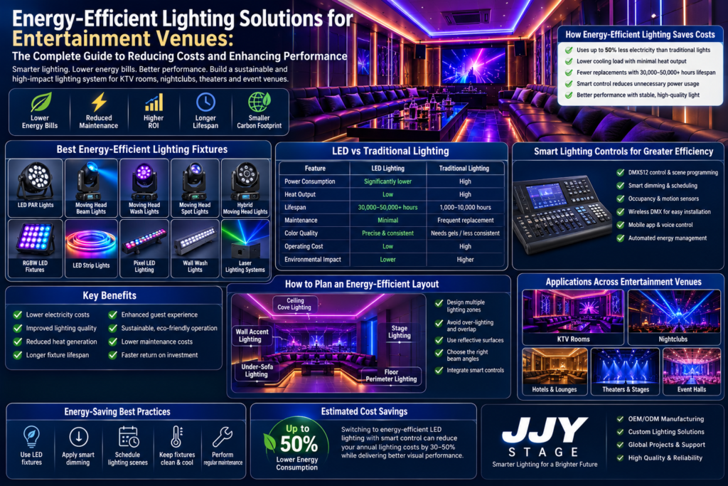Energy-Efficient Entertainment Venue Lighting