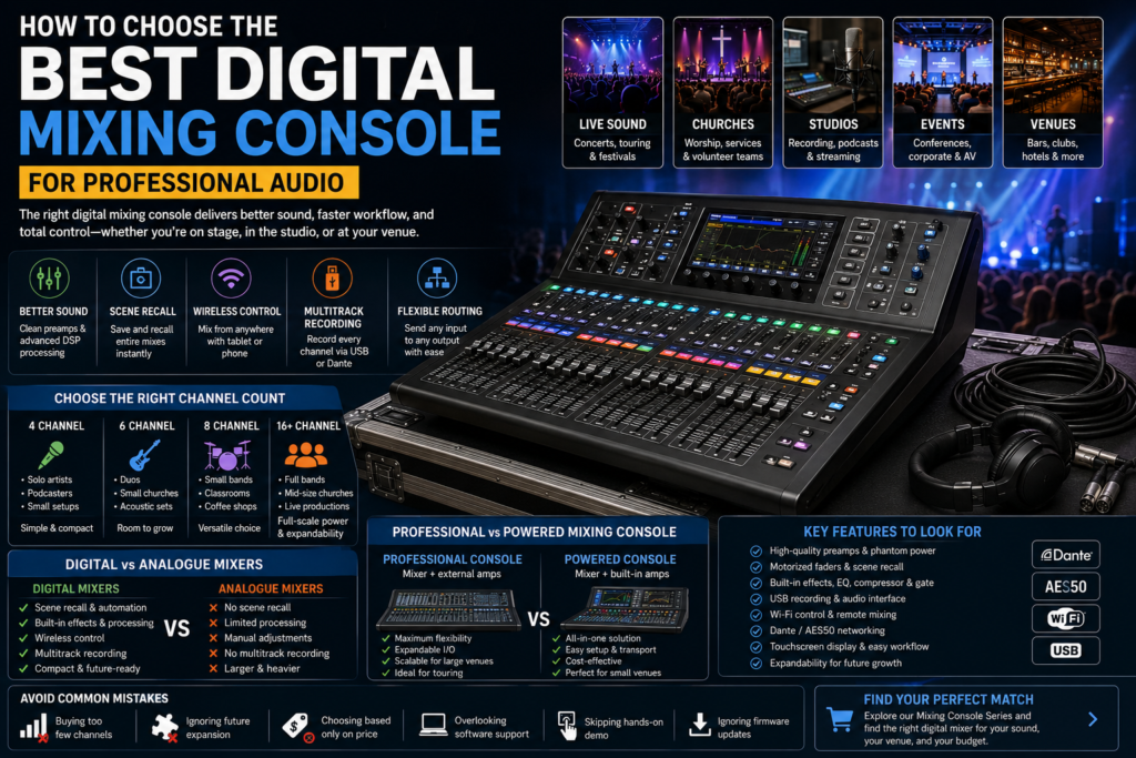 Best Digital Mixing Console