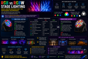 RGB vs RGBW Stage Lighting