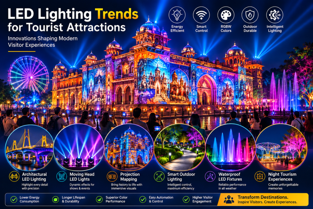 LED Lighting Trends for Tourist Attractions