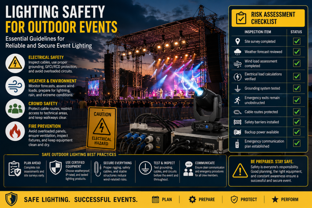 Lighting Safety for Outdoor Events