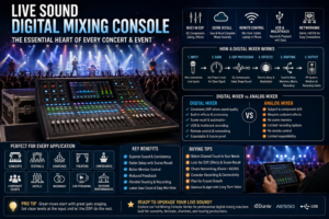 live sound digital mixing console