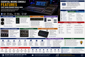 mixing console features