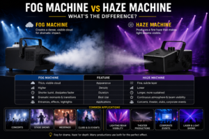 Fog Machine vs Haze Machine