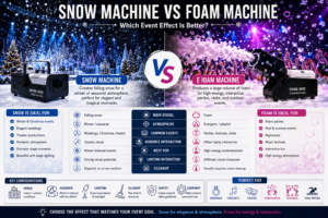 Snow Machine vs Foam Machine